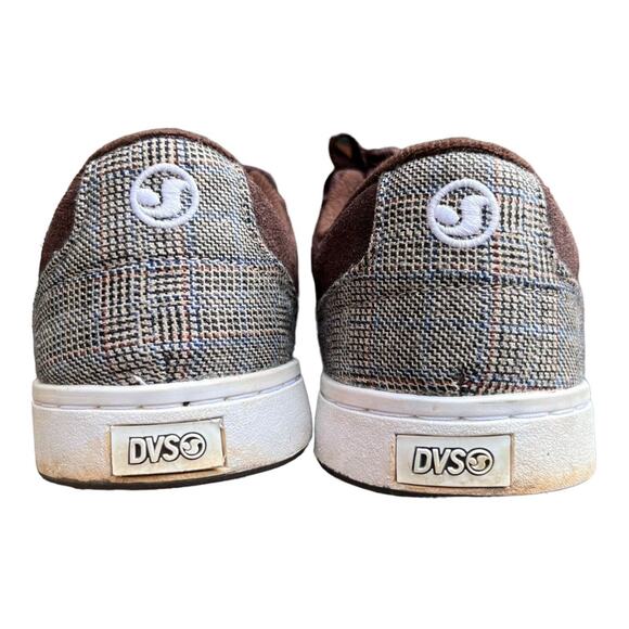 DVS Men’s Inmate SMU JR Fabric/Suede Skate Skateboard Shoes Size 8 Brown EUC - Picture 10 of 16